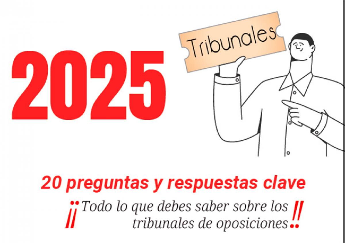 20 preguntas y respuesta clave. Tribunales 2025