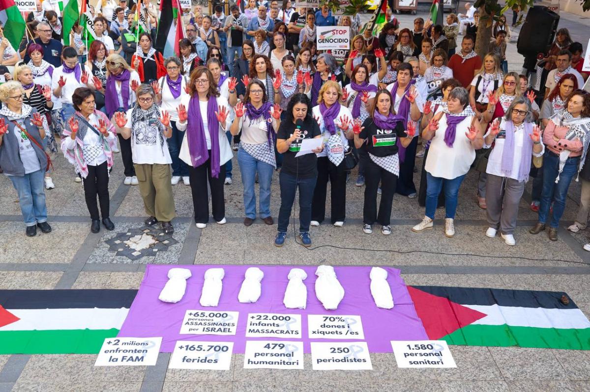 Acto en CCOO PV por Palestina.