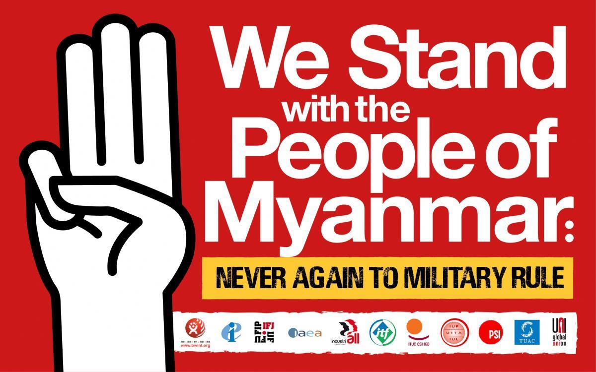 Campaña contra la Junta militar en Myanmar
