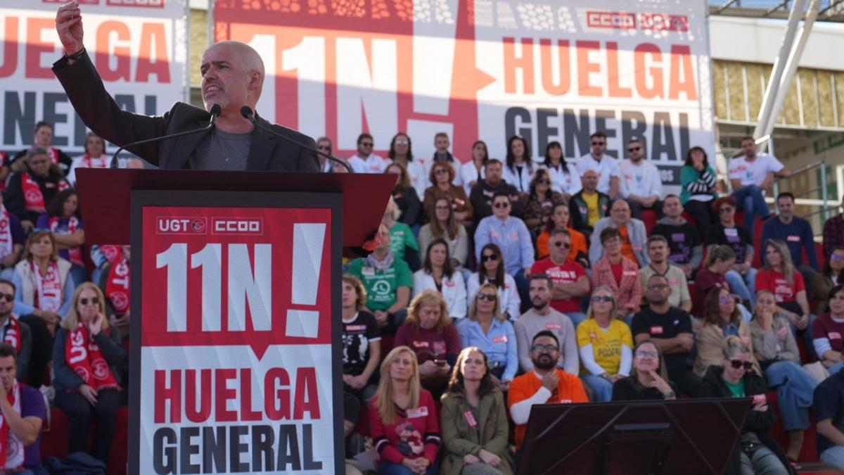 El secretario general insistió en la asamblea de Getafe (Madrid) en que los beneficios empresariales deben trasladarse a las nóminas.