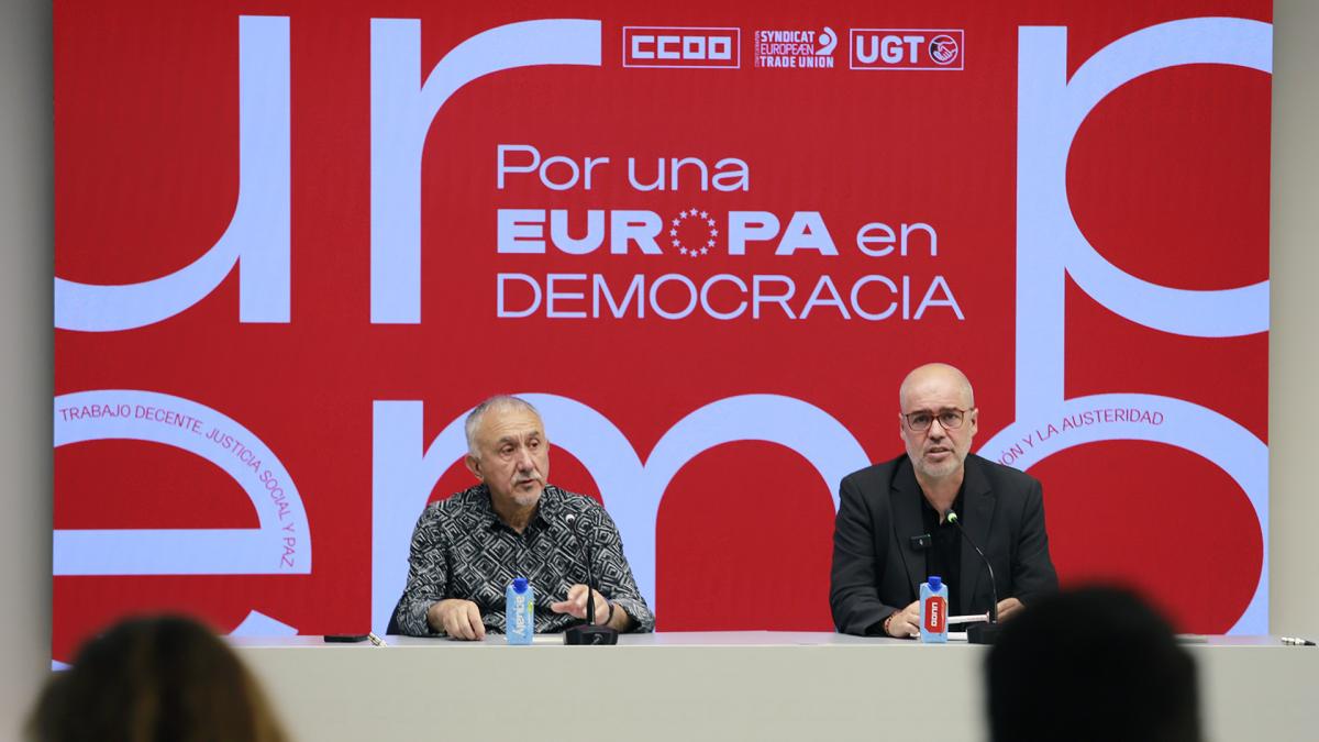Imagen de la rueda de prensa celebrada hoy