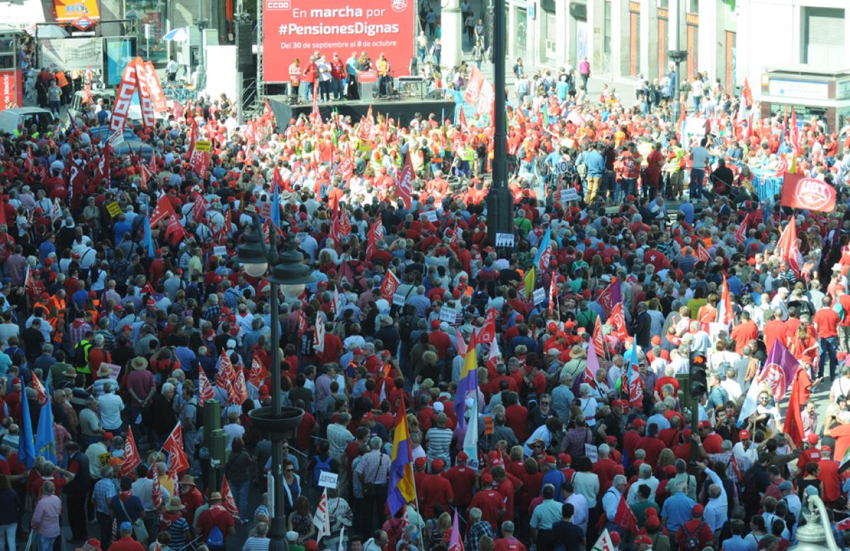 Concentracin en la Puerta del Sol