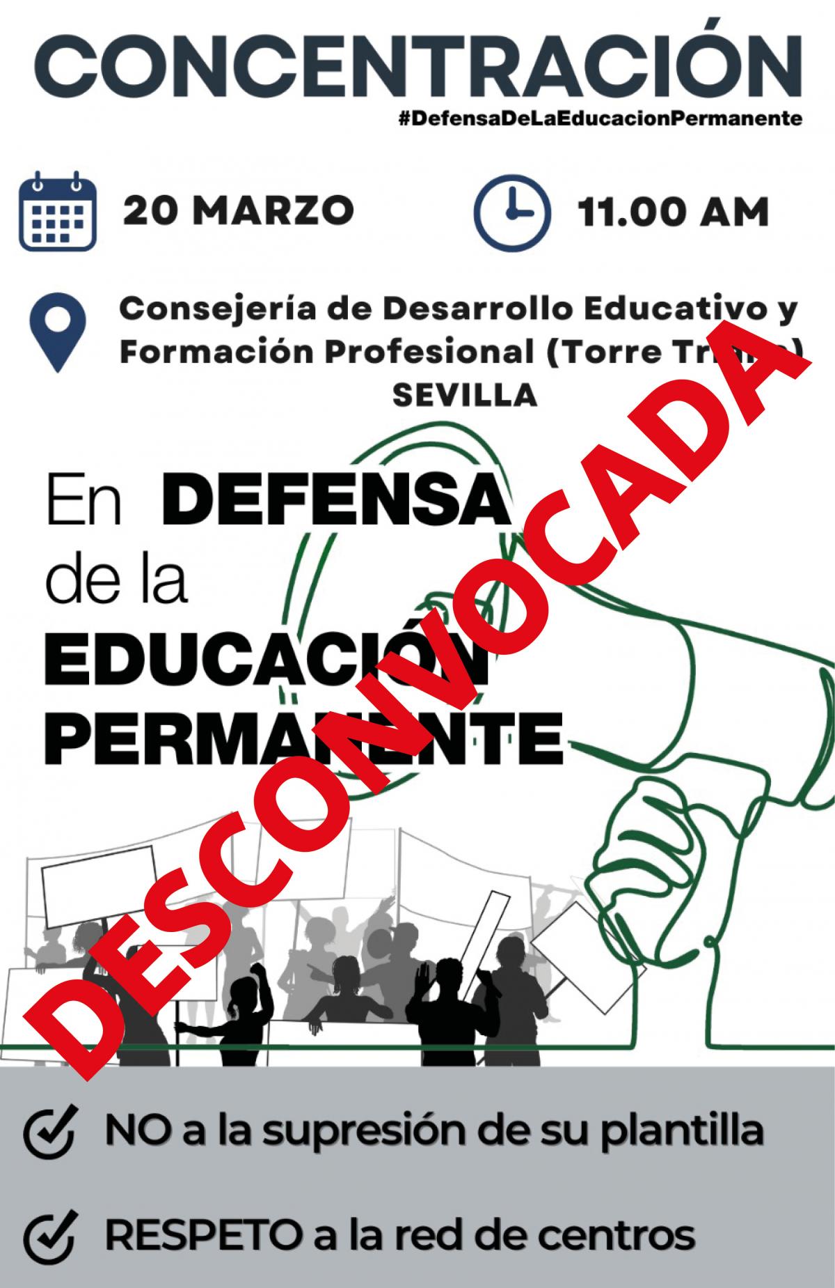 Desconvocada Concentracin 20 marzo