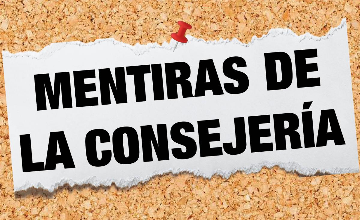 Mentiras de la Consejería