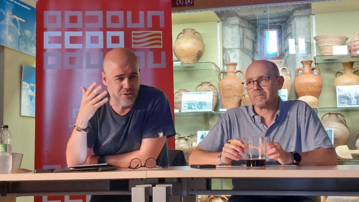 Unai Sordo participa en la Escuela Sindical de Morillo de Tou