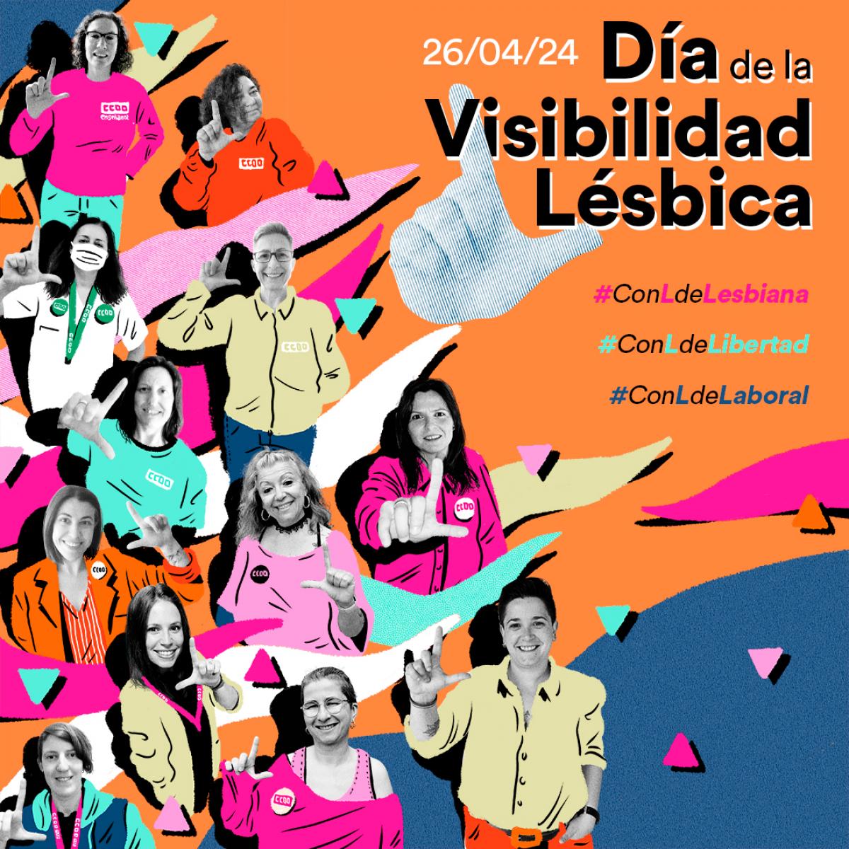 #ConLdeLesbiana, #ConLdeLibertad, #ConLdeLaboral. �Que tu visibilidad haga a�icos las taquillas de f�bricas y oficinas.