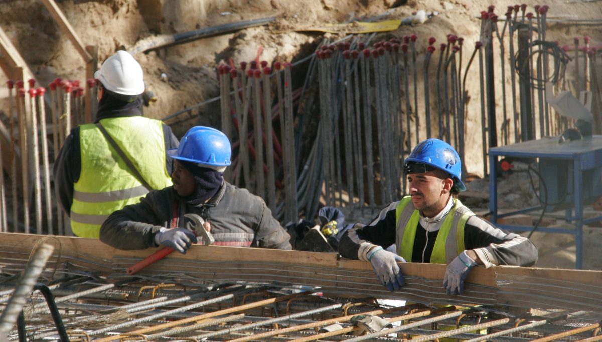 Obreros de construcción