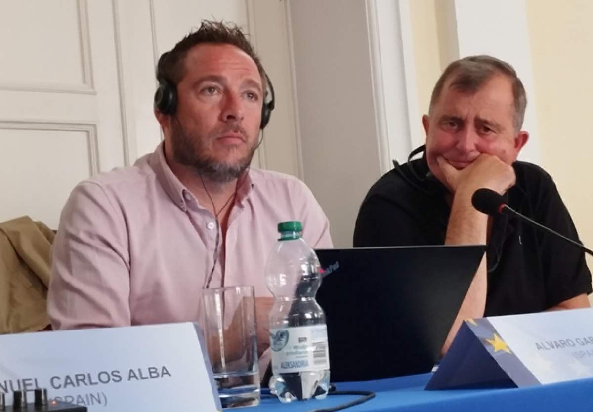 lvaro Garrido y Jos Manuel Casado, del rea de Estrategias Industriales de CCOO de Industria
