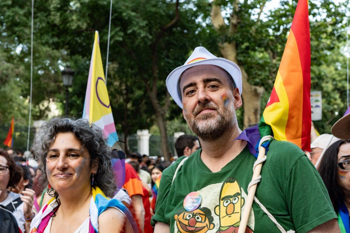 Nos hemos manifestado en la marcha del Orgullo 2023 #AlTrabajoSinArmarios #OrgulloDeSer