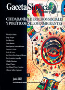 nº 03. Ciudadanía y Derechos Sociales y Políticos de los inmigrantes
