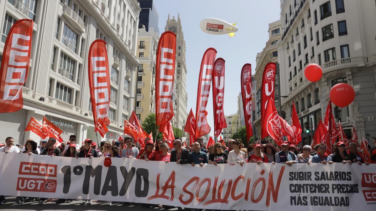 Manifestacin confederal 1 de Mayo en Madrid