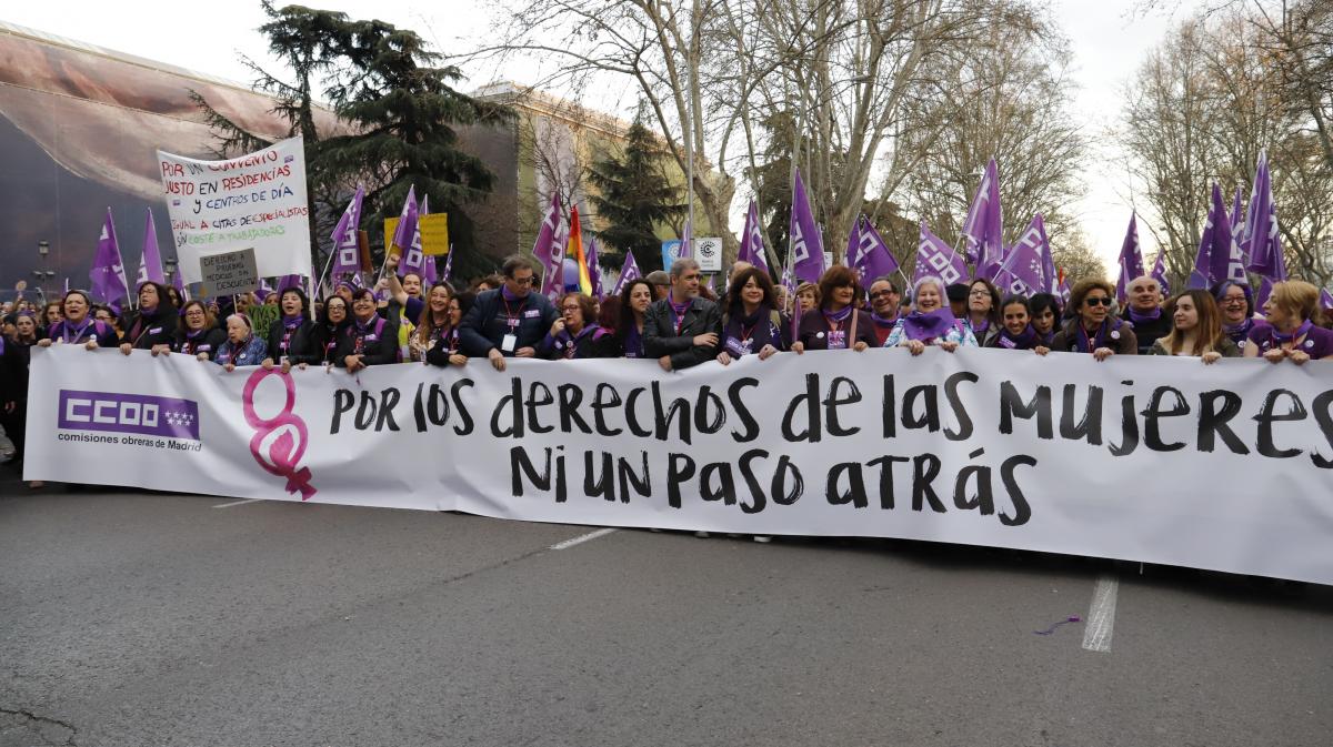 Cabecera manifestacin 8 de marzo