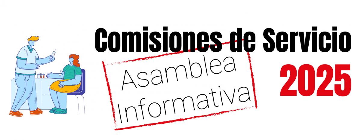 Asambleas Informativas. Comisiones de servicio 2025