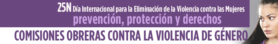 Banner 25N eliminación violencia contra mujeres
