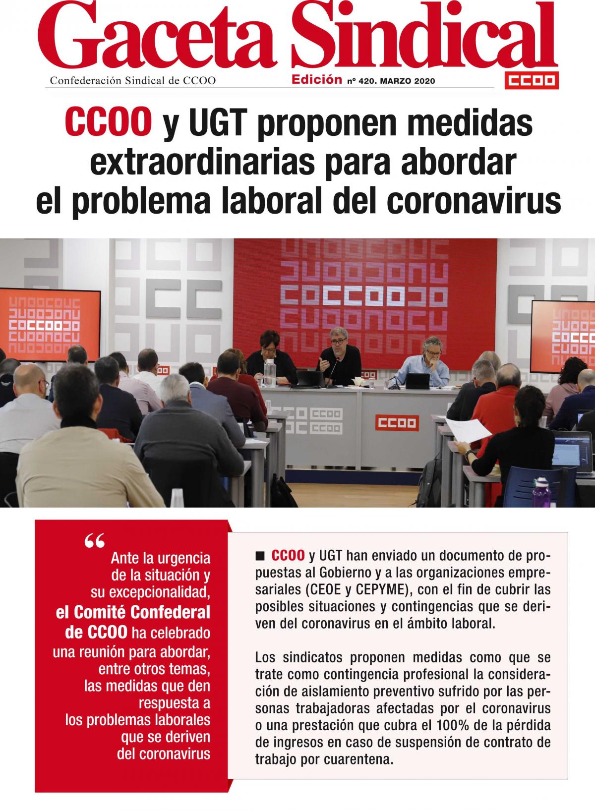 GS medidas coronavirus