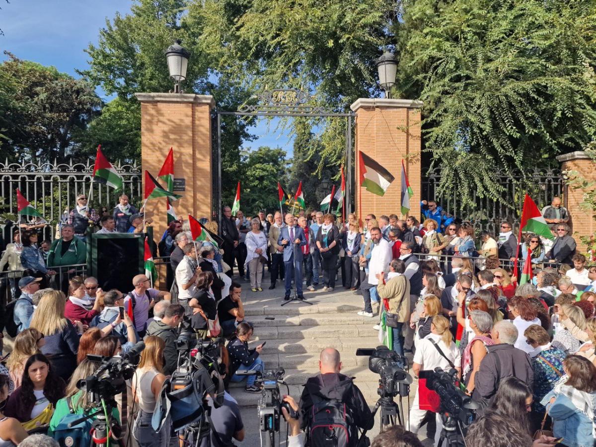 La movilización en las calles y en los centros de trabajo mostró la apuesta de la ciudadanía por la paz, la justicia y la libertad para el pueblo palestino.