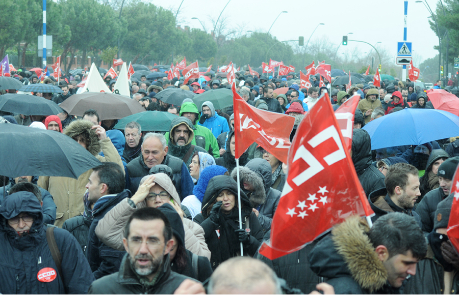 Galera de fotos manifestacin de apoyo a los 8 de Airbus