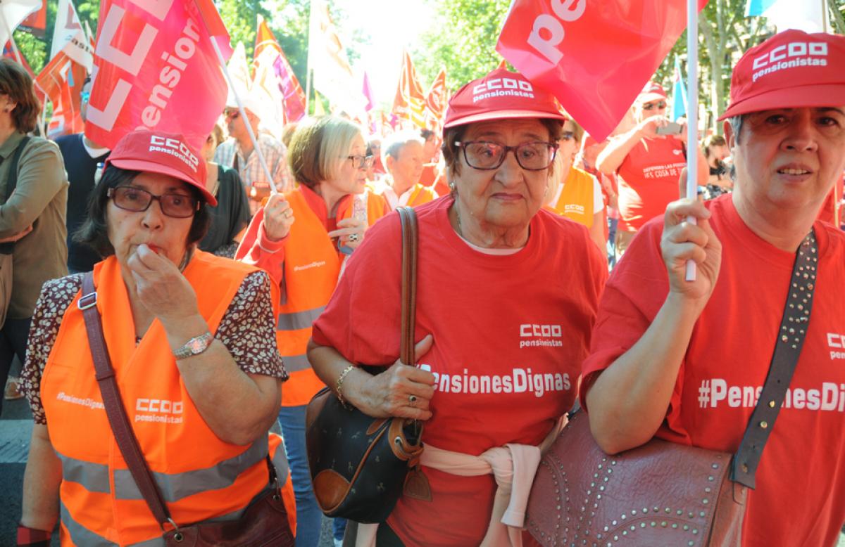 Galería de imágenes manifestación pensionistas