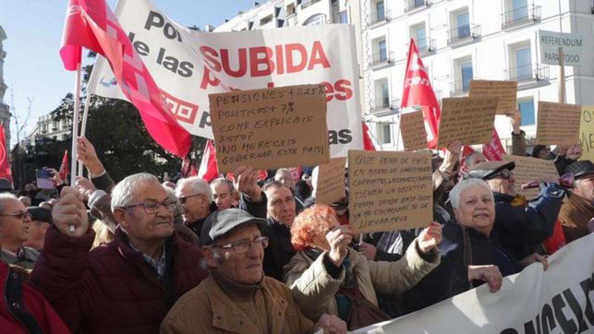 Manifestacin por unas pensiones dignas