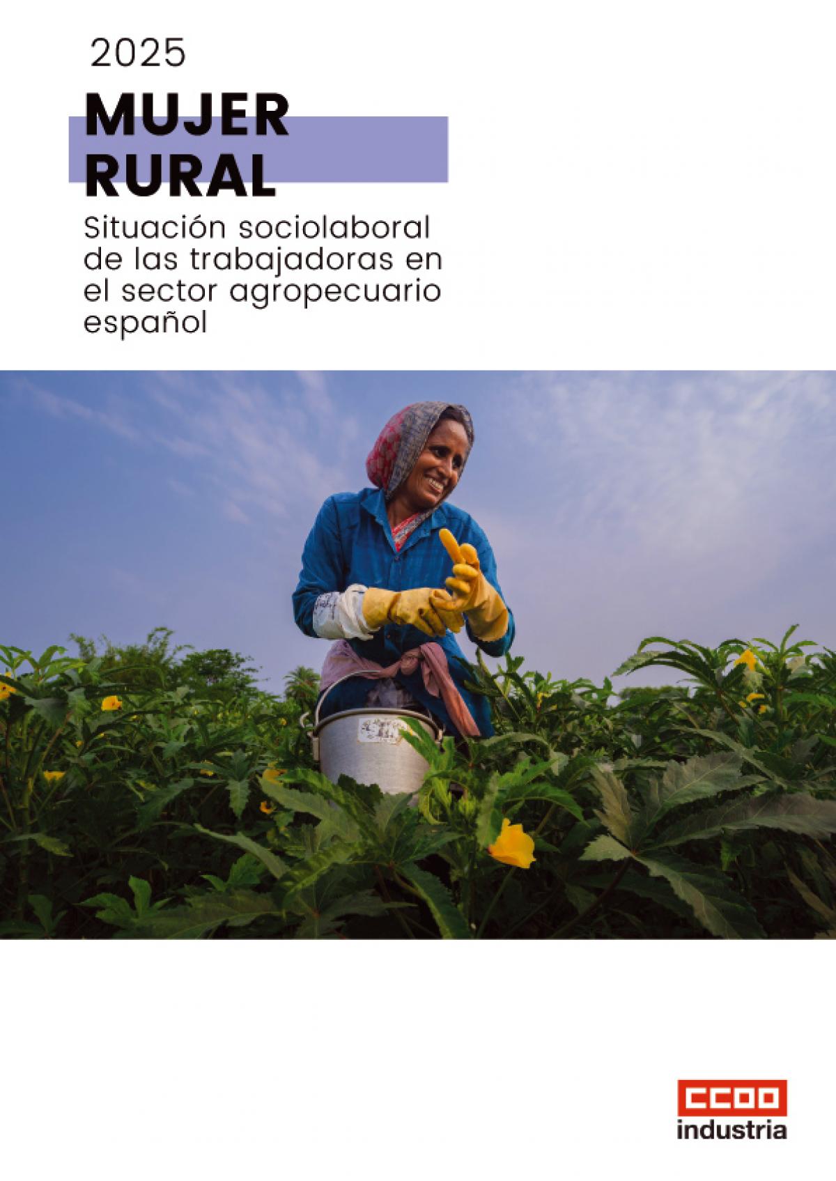 Portada del Informe Mujer rural: situación sociolaboral de las trabajadoras en el sector agropecuario español