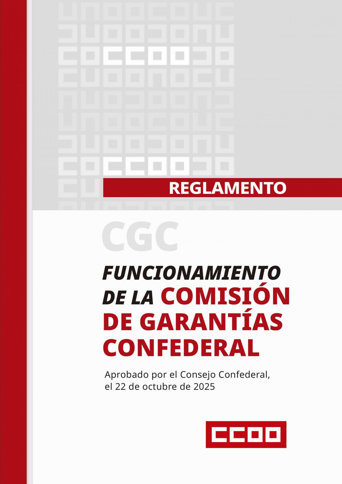 Reglamento de la Comisión Ejecutiva Confederal 2025