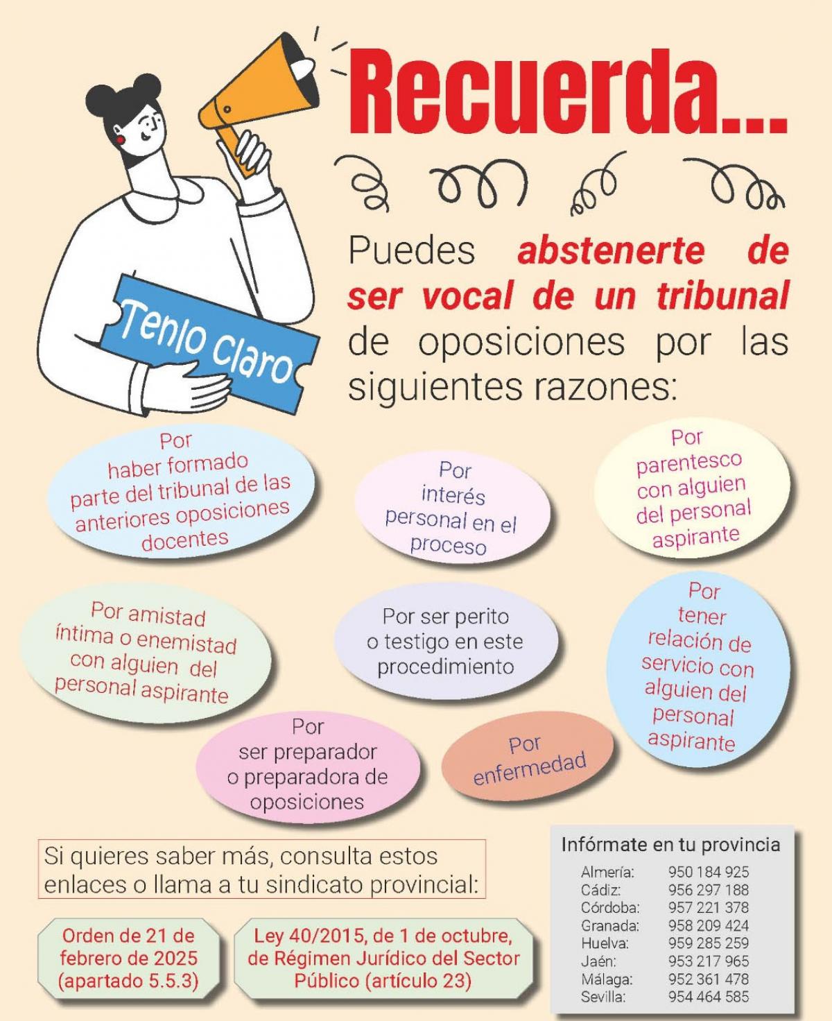 Tribunales de oposicin