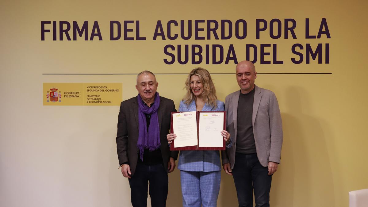 17 de enero: Firma del Acuerdo por la subida del Salario Mnimo Interprofesional