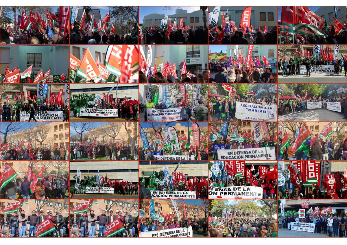 Concentraciones por los CEPER. 5-marzo-2024