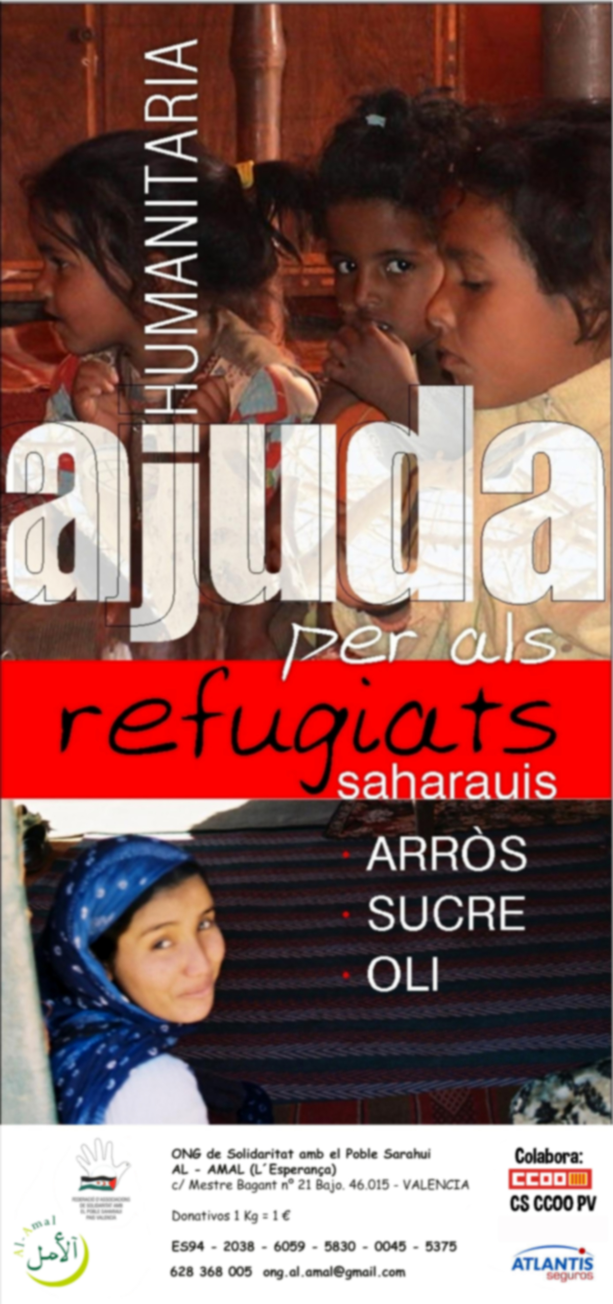 Cartel de la campaa de recogida de alimentos