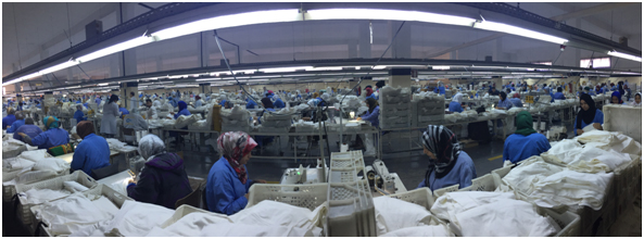 Vctor Garrido recorri dos de las fbricas que trabajan para Inditex en Casablanca