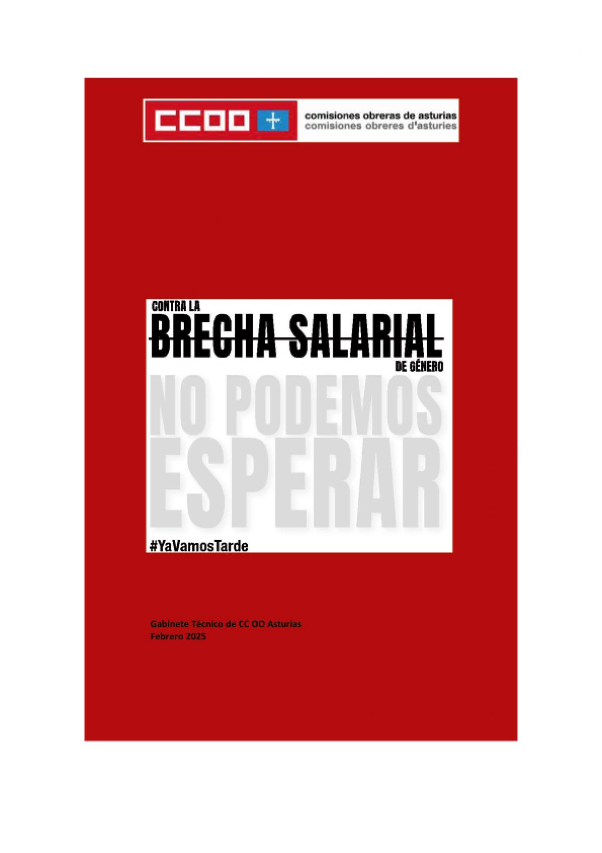 Portada Informe brecha salarial