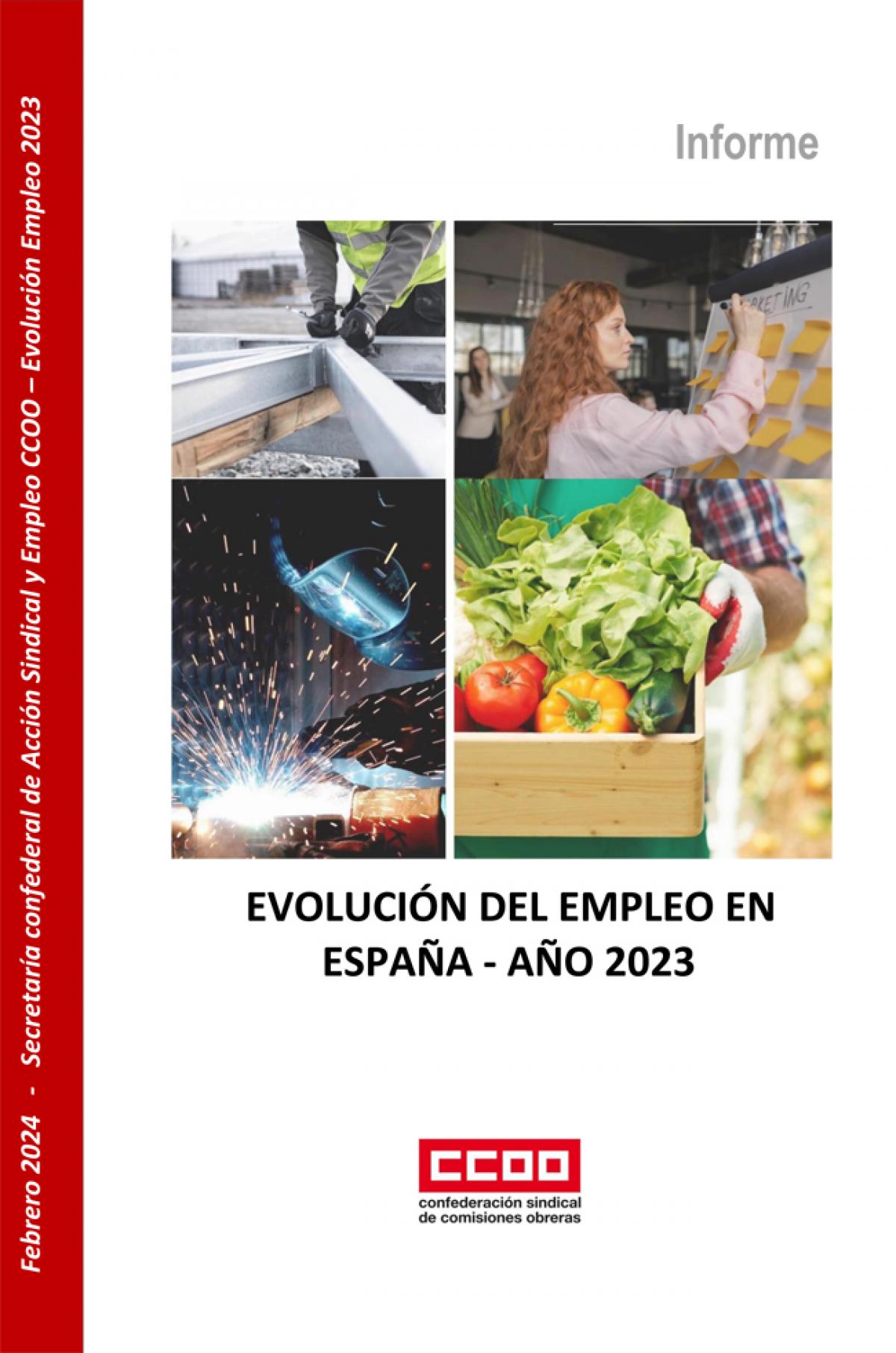 Evolucin del Empleo en Espaa- ao 2023