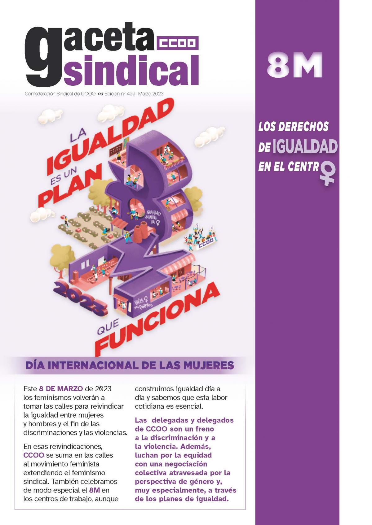 "Gaceta Sindical", n. 499 (marzo de 2023).