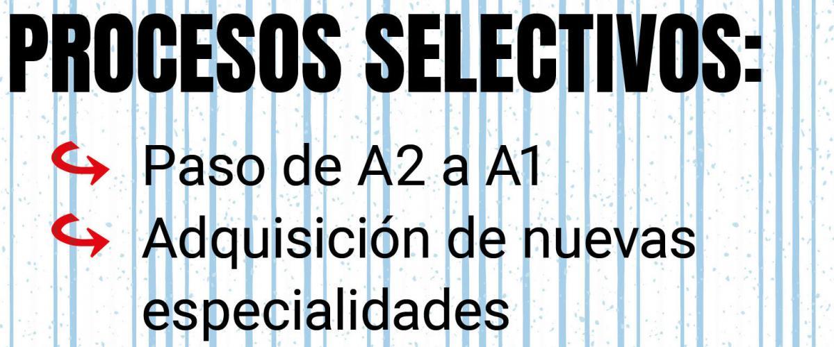 Procesos selectivos de acceso y adquisicin de nuevas especialidades