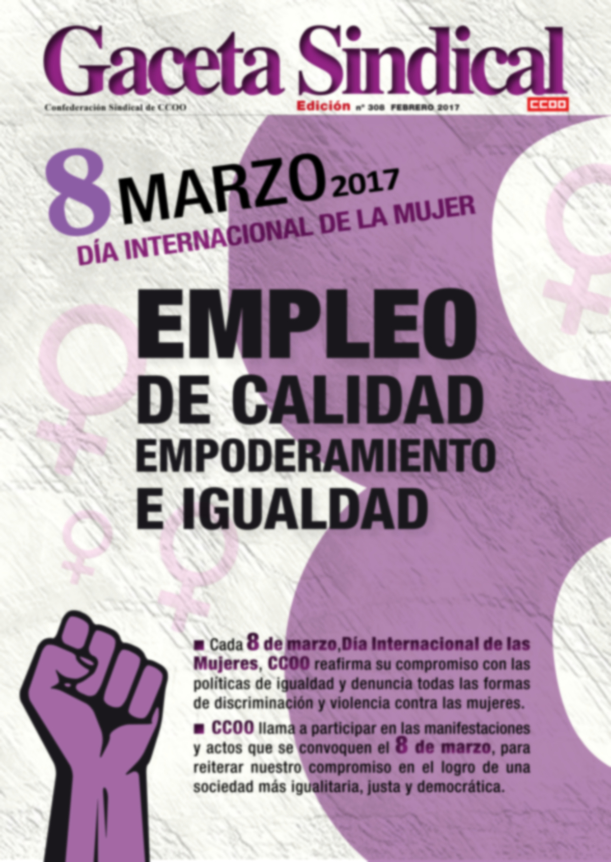 Gaceta Sindical 8 de marzo