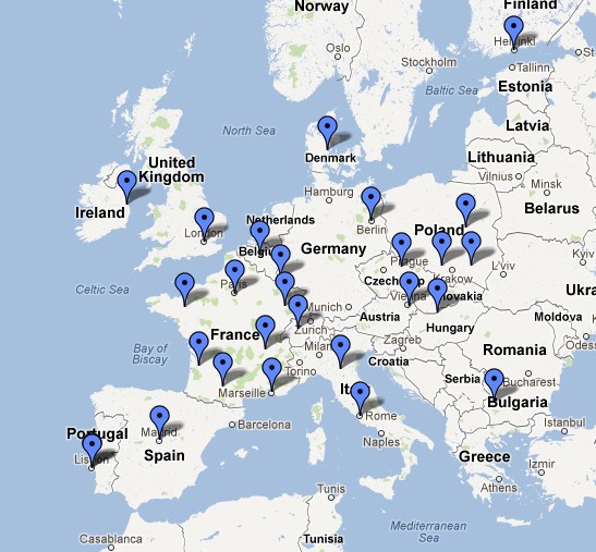 Las concentraciones que tendrn lugar el 8 de octubre a nivel europeo