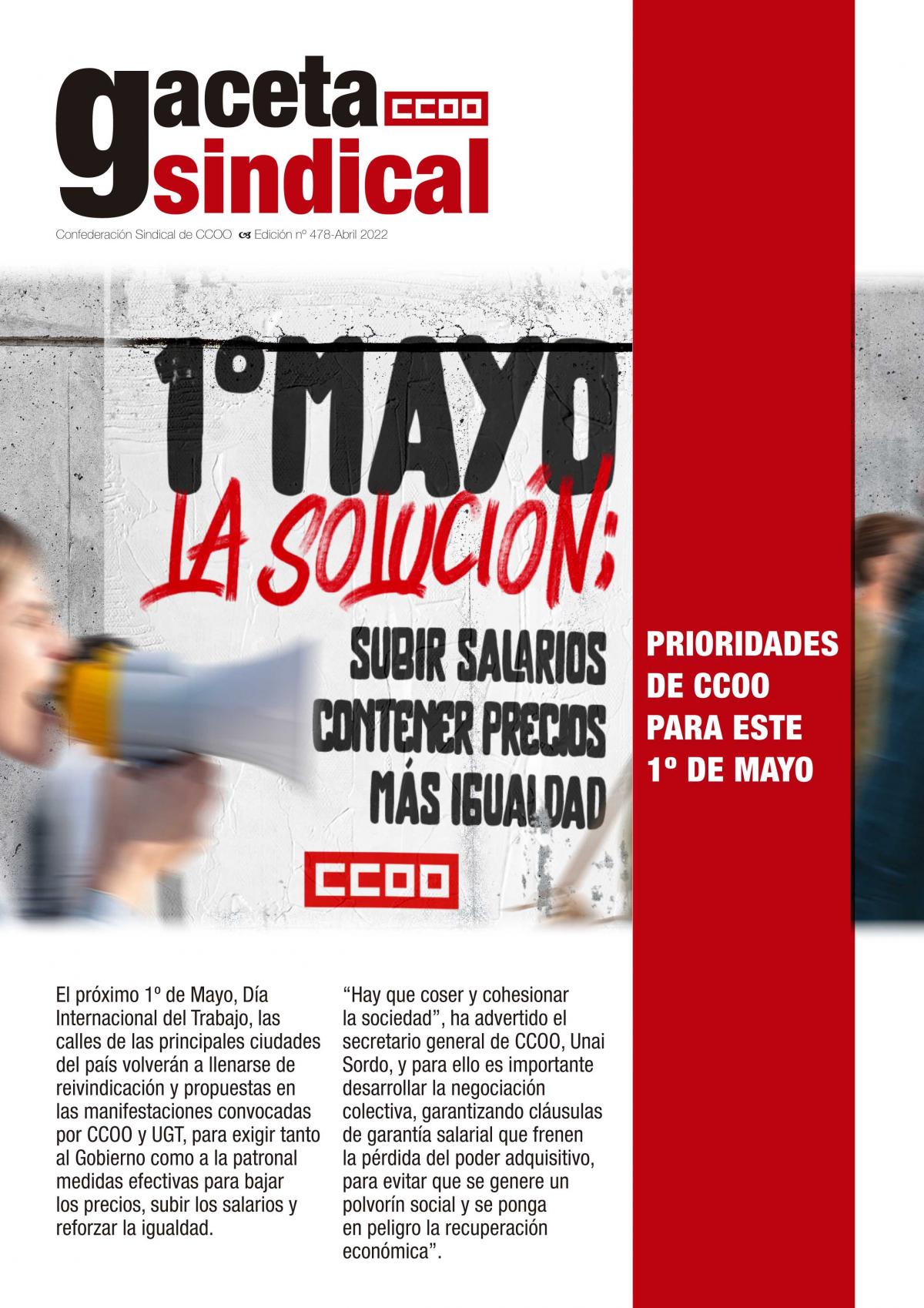 Gaceta Sindical 1M 2022