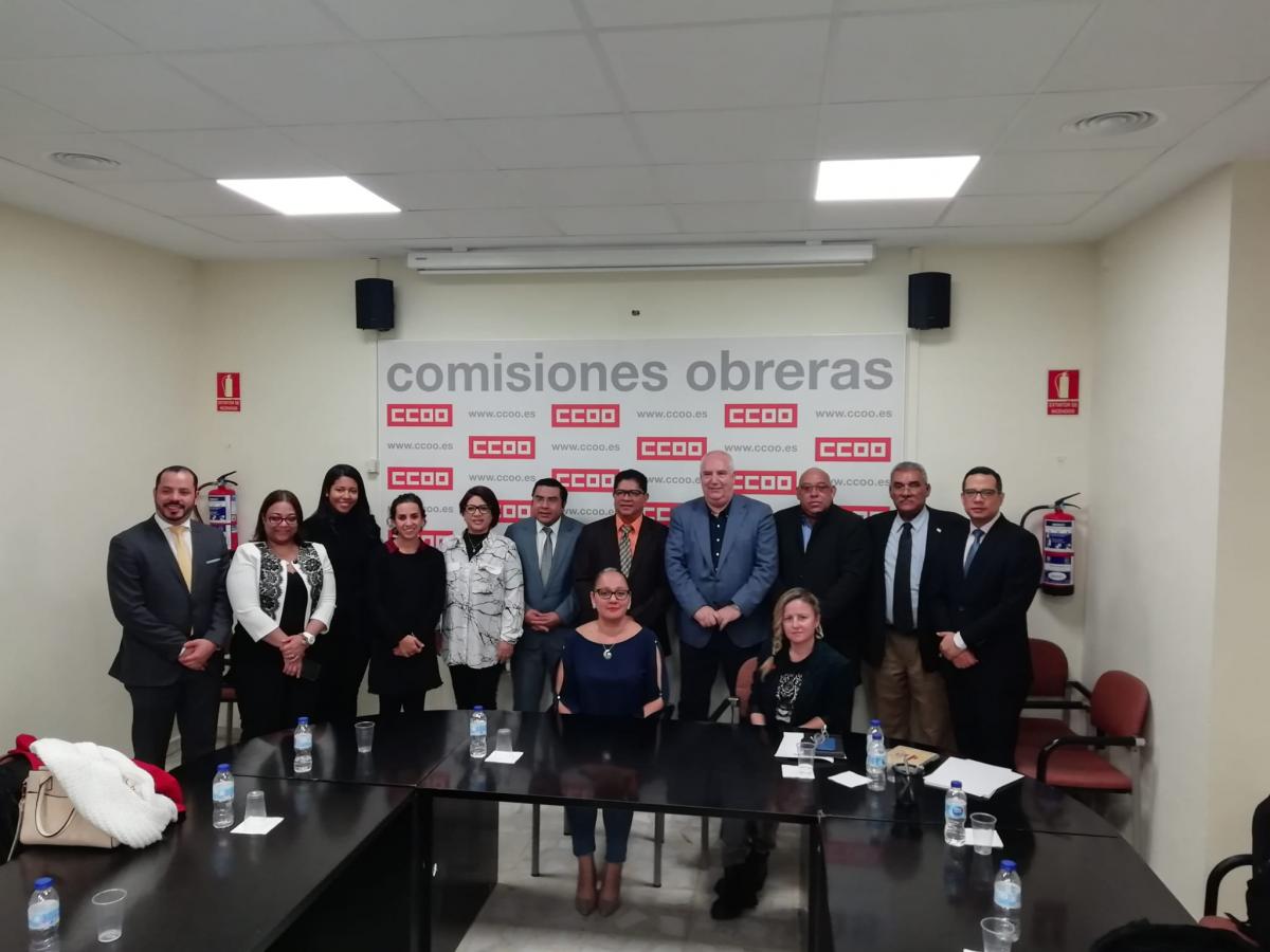 Visita a CCOO del CES Honduras