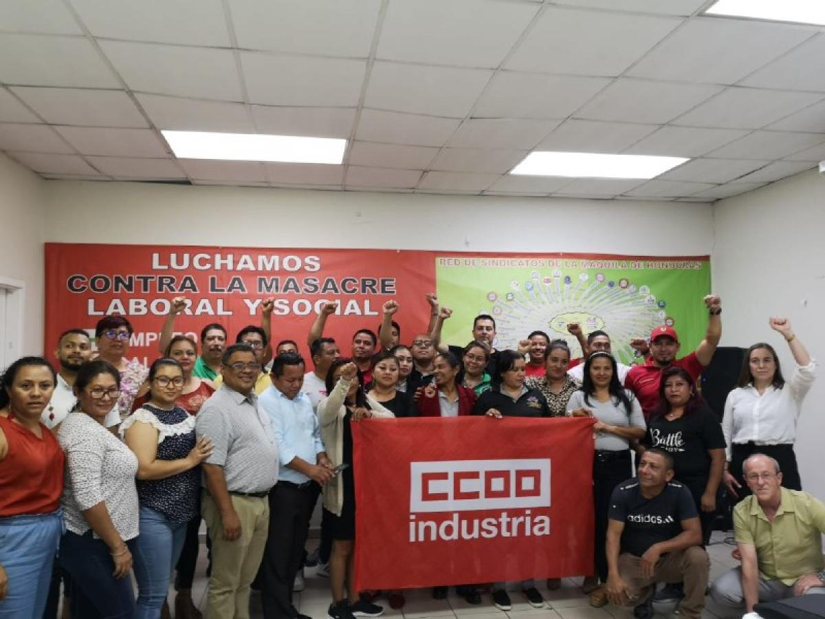Honduras, jornadas con la coordinadora de la maquila