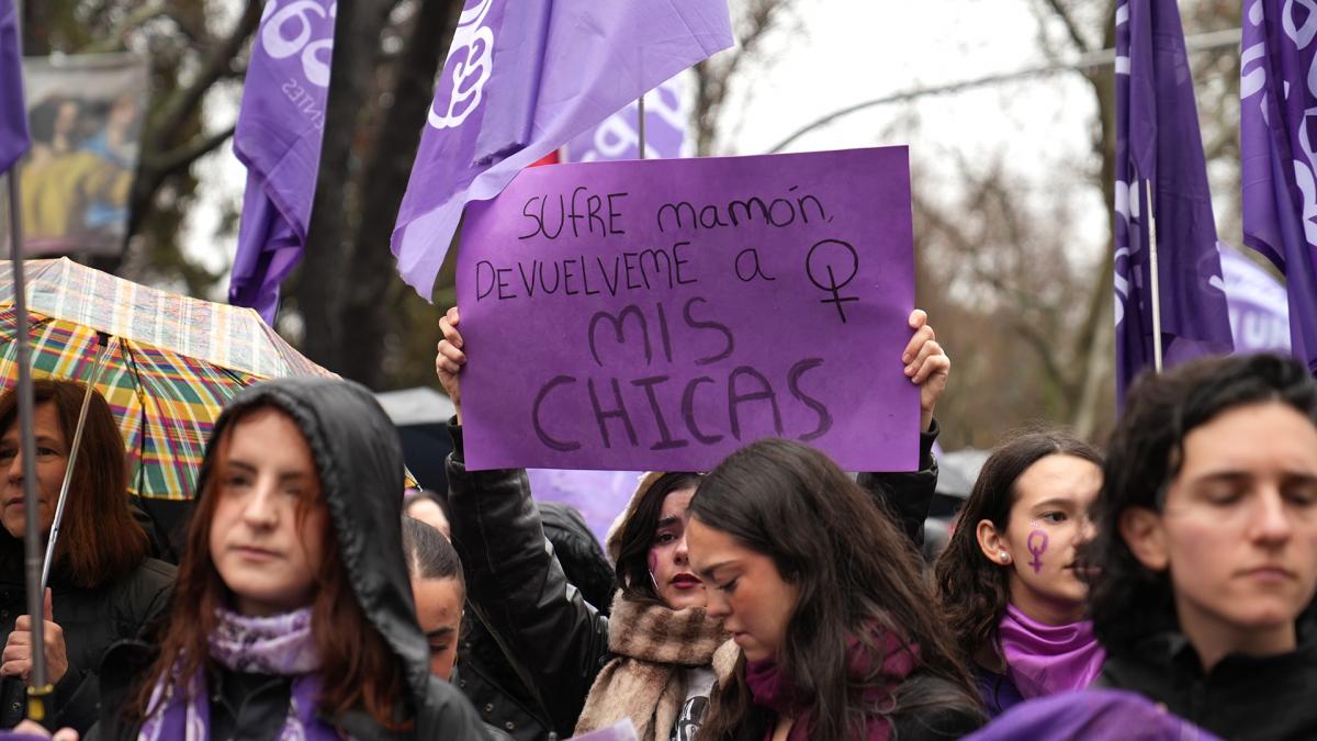 Manifestación el 8 de marzo, Día Internacional de las Mujeres