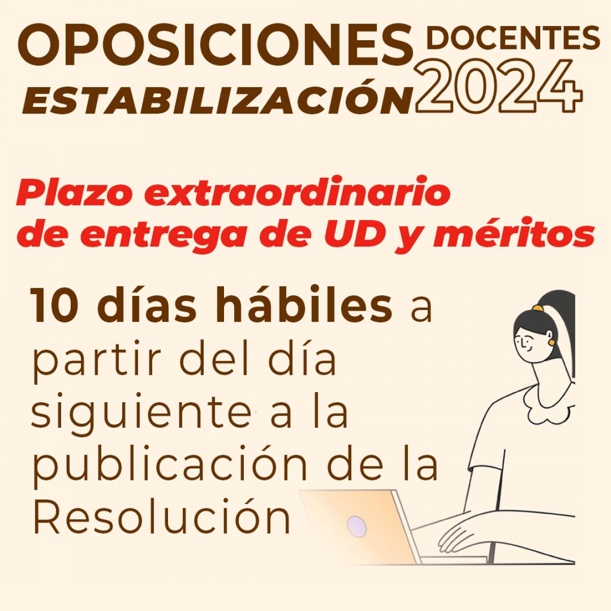 Plazo entrega UD y mritos