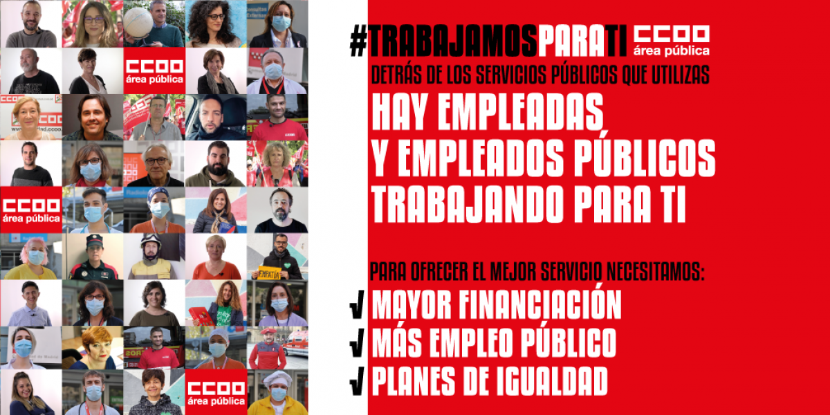 Campaña del Área Pública de CCOO