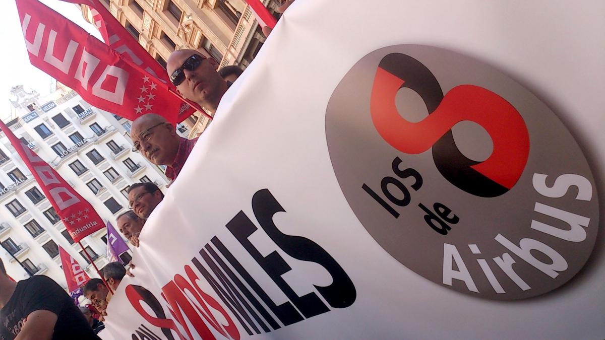 Concentración en Madrid en defensa del derecho de huelga