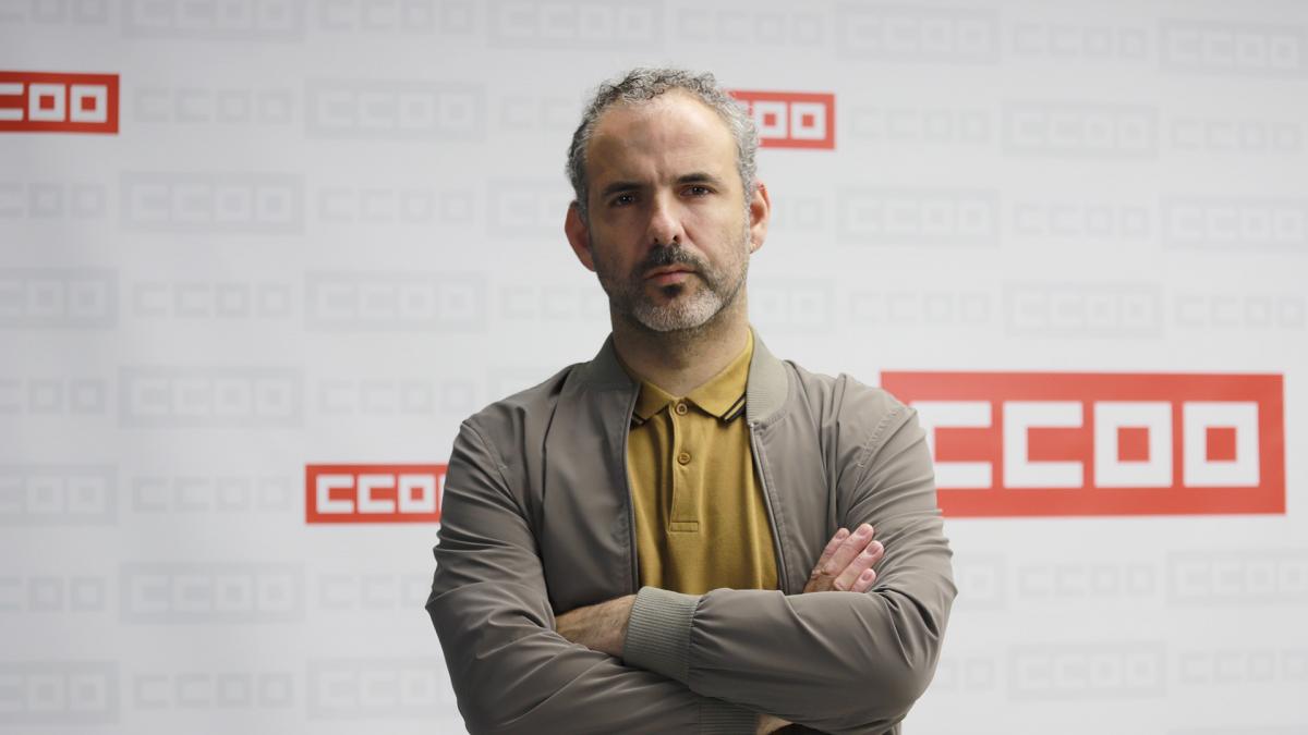 Carlos Gutiérrez, secretario confederal de Estudios y Discurso de CCOO.