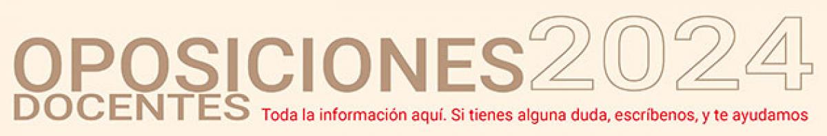OPOSICIONES 2024