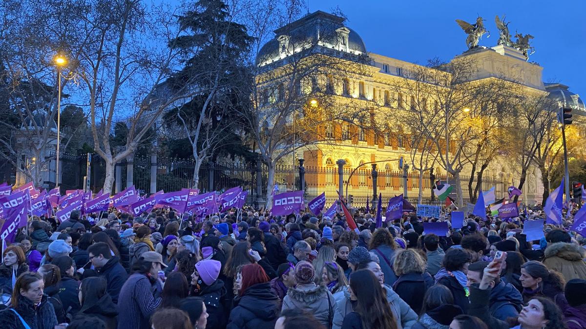 8 de marzo: Manifestacin 8 de Marzo da Internacional Mujer Trabajadora.