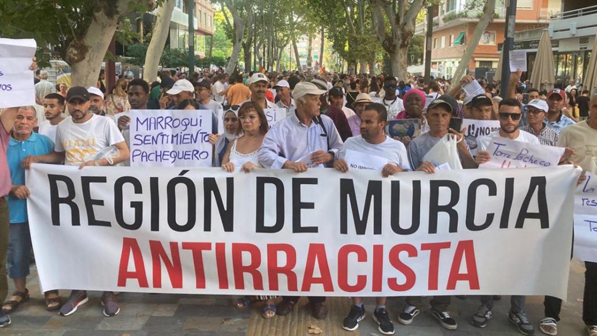 20 de julio: Nos manifestamos en Murcia contra los incidentes de Torre Pacheco