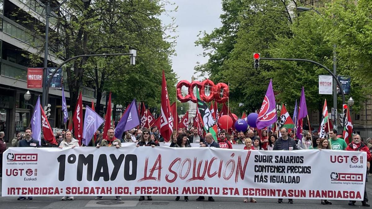 Manifestacin 1 de Mayo Euskadi