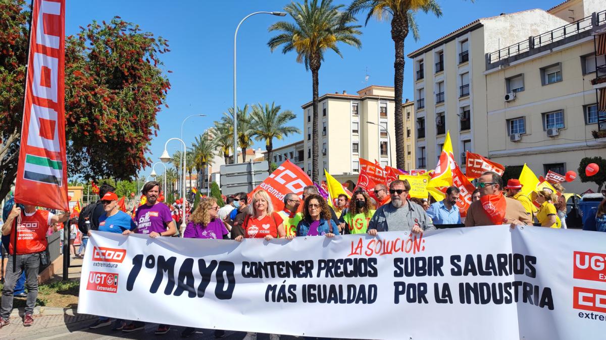 Manifestacin 1 de Mayo Extremadura