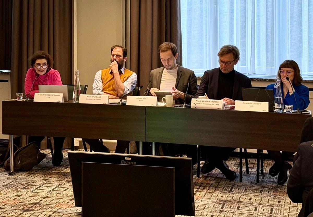 La Secretaría de Acción Sindical y Transiciones Estratégicas ha participado recientemente en la conferencia de alto nivel organizada por la ETUI: "La Transición Justa en la encrucijada: trabajo, bienestar y políticas del clima en Europa".